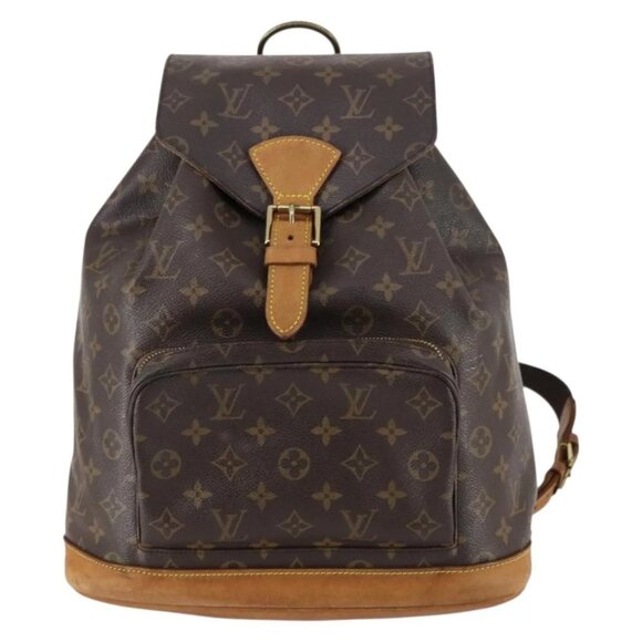 LOUIS VUITTON Monogram Montsouris GM Backpack M51135 LV Auth 145906 - Picture 1 of 16